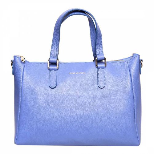 Violet Italian Leather Handbag - Luisa Vannini - Modalova