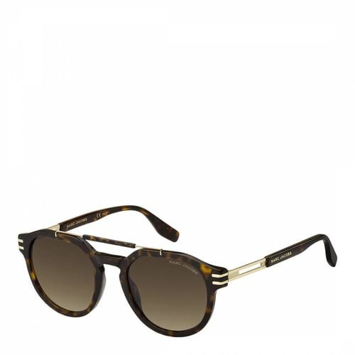 Havana Round Sunglasses 52mm - Marc Jacobs - Modalova