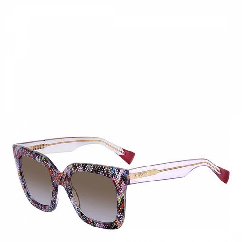 Blue Gold Square Sunglasses 52mm - Missoni - Modalova