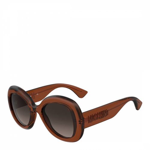 Blue Gold Butterfly Sunglasses 54mm - MOSCHINO - Modalova