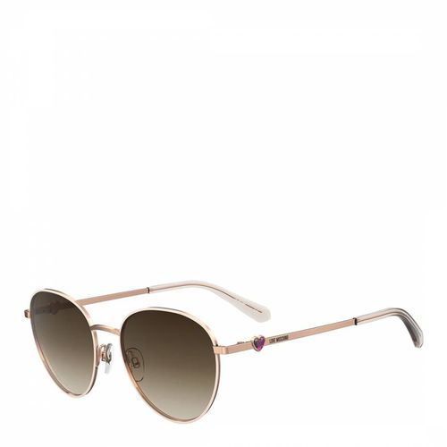 Blue Gold Panthos Sunglasses 55mm - Love Moschino - Modalova