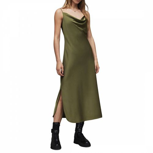 Khaki Hadley Dress - AllSaints - Modalova