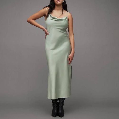 Sage Green Hadley Dress - AllSaints - Modalova