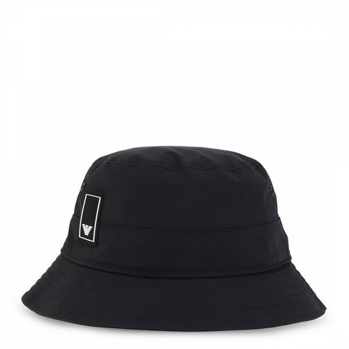 Black Bucket Hat - Emporio Armani - Modalova