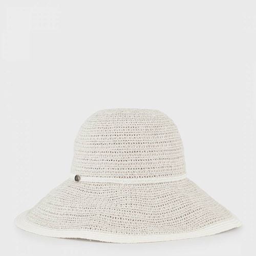 Natural Round Cotton Blend Hat - Emporio Armani - Modalova