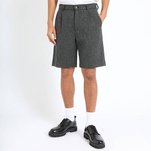 Grey Marl Cashmere Blend Shorts - Emporio Armani - Modalova