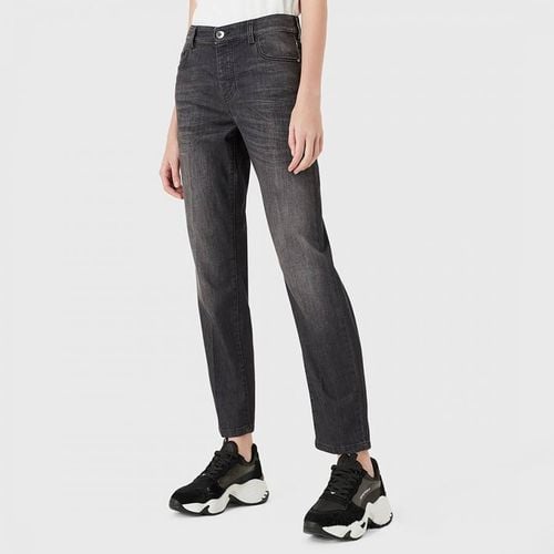 Grey Skinny Stretch Jeans - Emporio Armani - Modalova