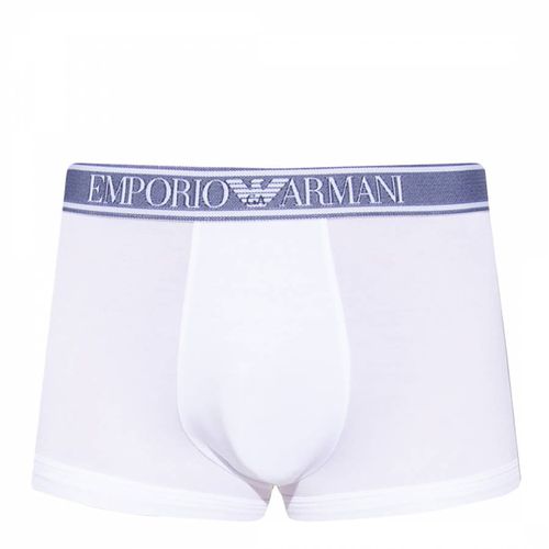 Thin Waist Band Cotton Blend Boxers - Emporio Armani - Modalova