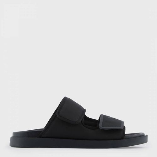 Black Velcro Sandals - Emporio Armani - Modalova