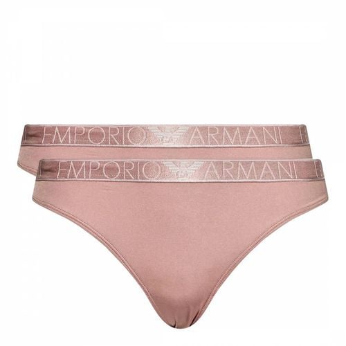 Pink 2-Pack Briefs - Emporio Armani - Modalova