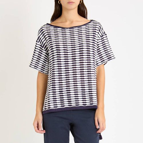 Navy Stripe Top - Emporio Armani - Modalova