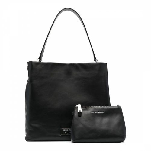 Black Large Shoulder Bag - Emporio Armani - Modalova