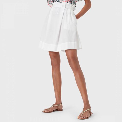 White Pleated Mini Skirts - Emporio Armani - Modalova