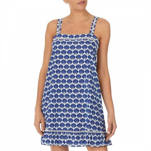 Blue Print Square Neck Dress - Kate Spade - Modalova