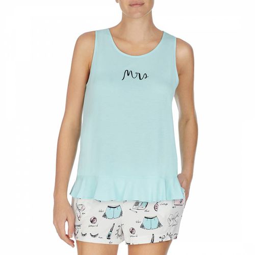 White & Blue Short Pyjama Set - Kate Spade - Modalova