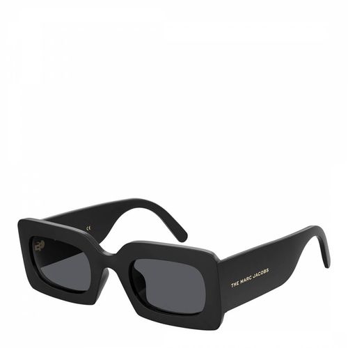 Black Gold Rectangular Sunglasses 50mm - Marc Jacobs - Modalova