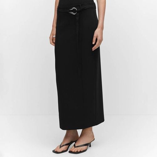 Black Straight Skirt - Mango - Modalova