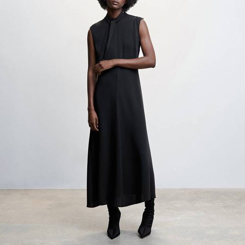 Black Bow Maxi Dress - Mango - Modalova