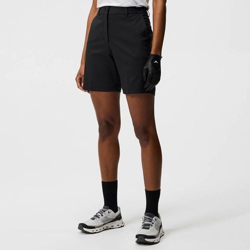 Black Womens Gwen Long Shorts - J.Lindeberg - Modalova