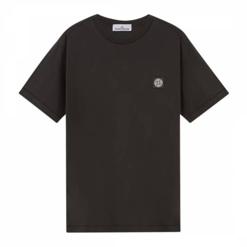 Black Jersey Cotton T-Shirt - Stone Island - Modalova