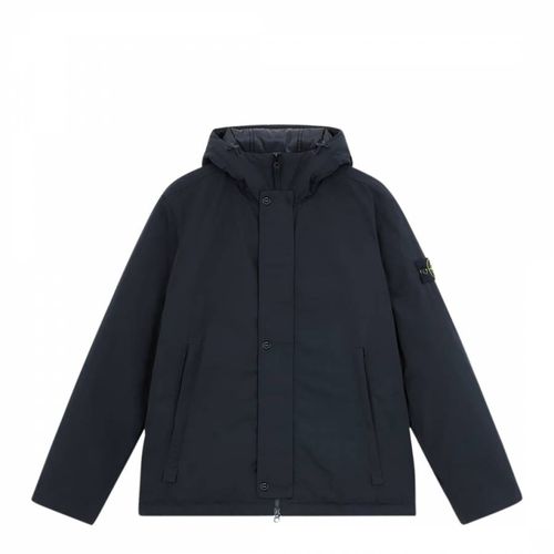 Black Hooded Jacket - Stone Island - Modalova