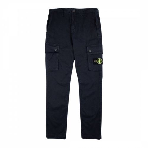 Cargo Stretch Cotton Blend Trousers - Stone Island - Modalova