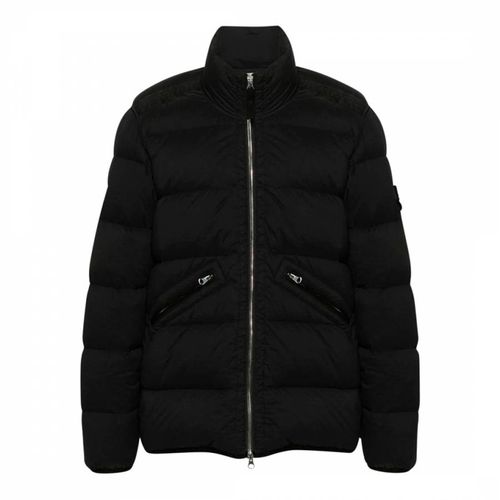 Black Seamless Tunnel Puffer Jacket - Stone Island - Modalova