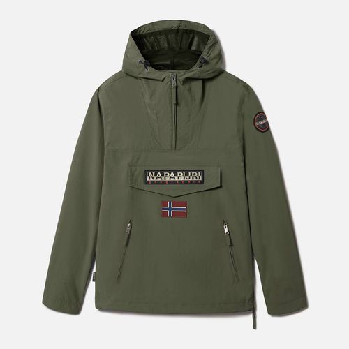 Khaki Rainforest Anorak Jacket - Napapijri - Modalova