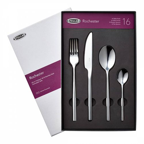 Rochester 16 Piece Cutlery Set - Stellar - Modalova