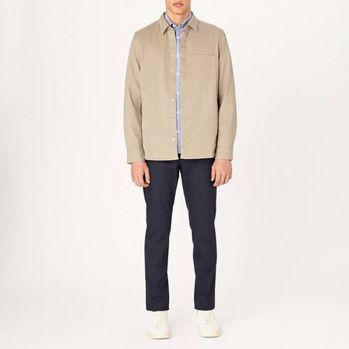 Sand Cotton Blend Overshirt - L'Estrange - Modalova