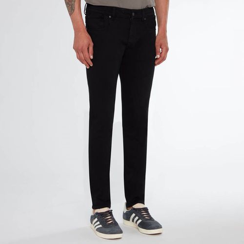 Black Slimmy Tapered Stretch Jeans - 7 For All Mankind - Modalova