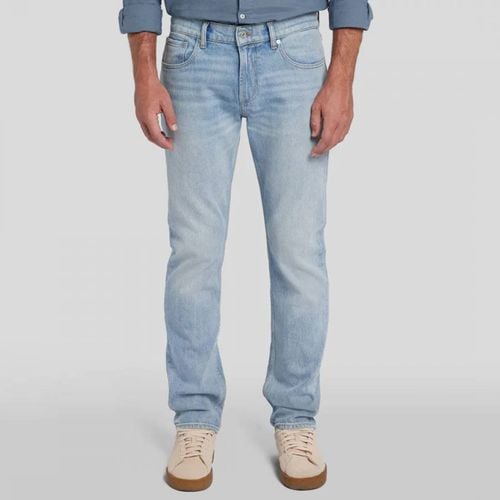 Light Blue Straight Stretch Jeans - 7 For All Mankind - Modalova