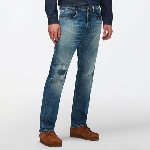 Mid Cooper Destroyed Stretch Jeans - 7 For All Mankind - Modalova