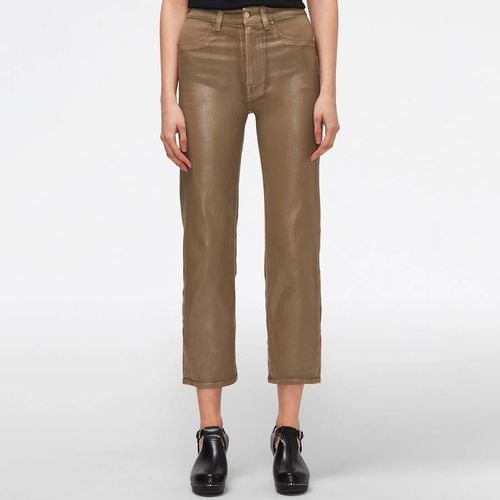 Logan Stovepipe Straight Coated Trousers - 7 For All Mankind - Modalova