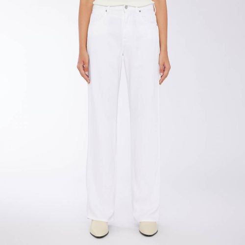 White Tess Straight Trousers - 7 For All Mankind - Modalova