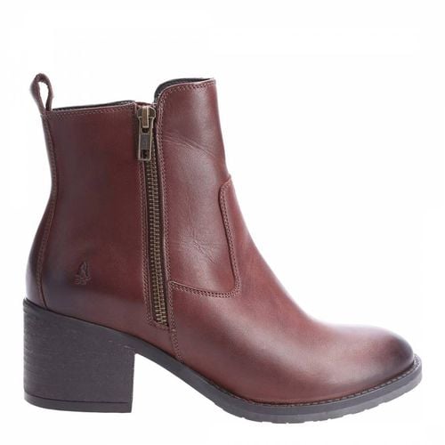 Women's Helena Leather Ankle Boots - Hush Puppies - Modalova