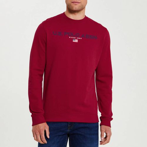 Chest Logo Cotton Blend Sweatshirt - U.S. Polo Assn. - Modalova