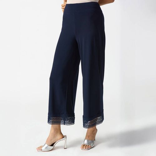 Navy Wide Leg Trouser - Joseph Ribkoff - Modalova