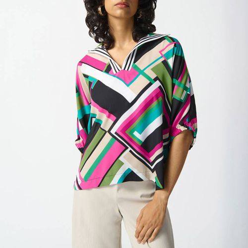 Black / Pink Tunic - Joseph Ribkoff - Modalova