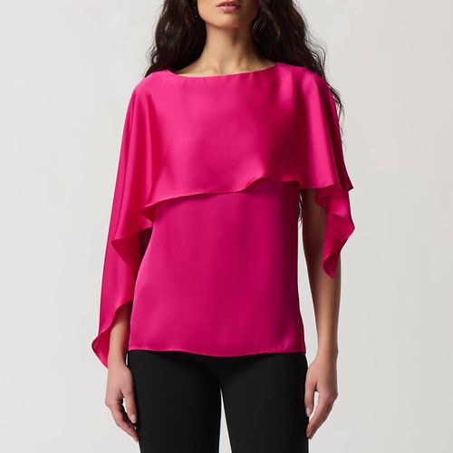 Pink Asymmetric Frill Top - Joseph Ribkoff - Modalova