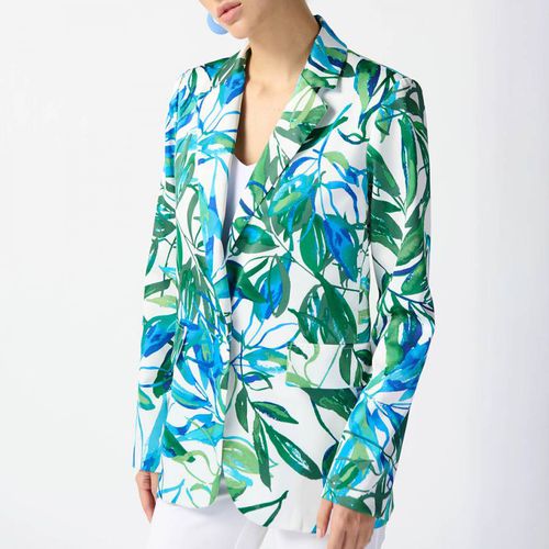 Green / Blue Floral Shirt - Joseph Ribkoff - Modalova