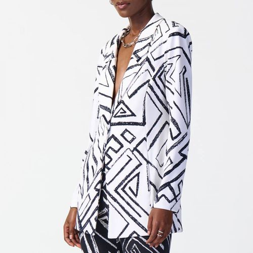 White Printed Blazer - Joseph Ribkoff - Modalova