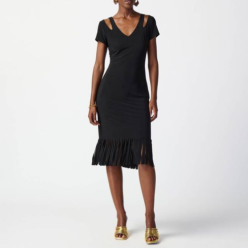 Black Fitted Dress - Joseph Ribkoff - Modalova