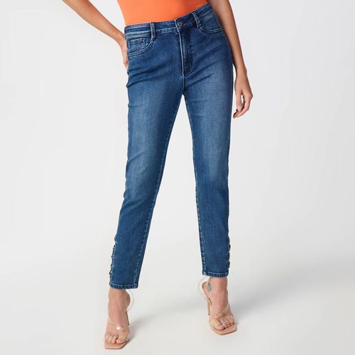 Medium Blue Fitted Jean - Joseph Ribkoff - Modalova