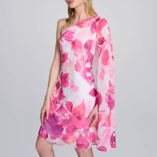 Pink One Shoulder Dress - Joseph Ribkoff - Modalova