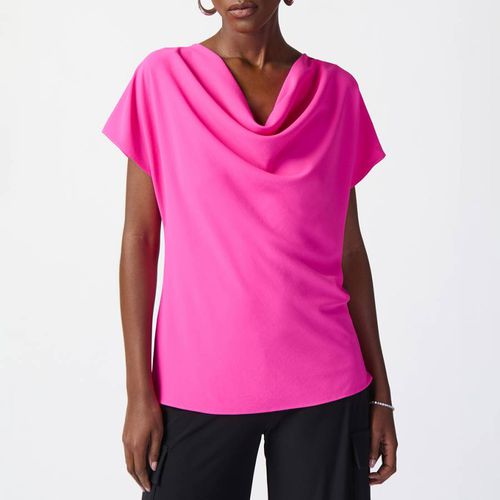 Pink Cowl Neck Top - Joseph Ribkoff - Modalova