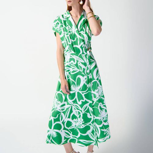 Green White Floral Dress - Joseph Ribkoff - Modalova