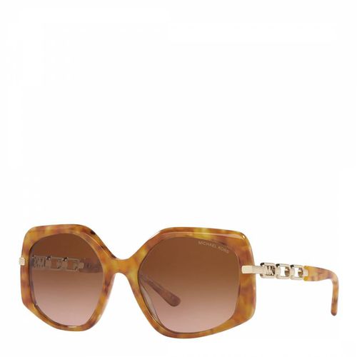 Marigold Tortoise Cheyenne Sunglasses 56mm - Michael Kors - Modalova