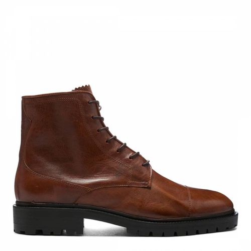 Men's Tan Leather Lecco Derby Boot - Oliver Sweeney - Modalova