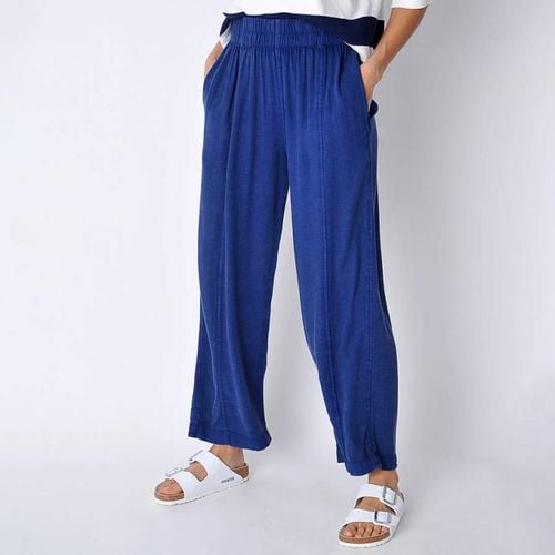 Navy Pont Trousers - Burgs - Modalova